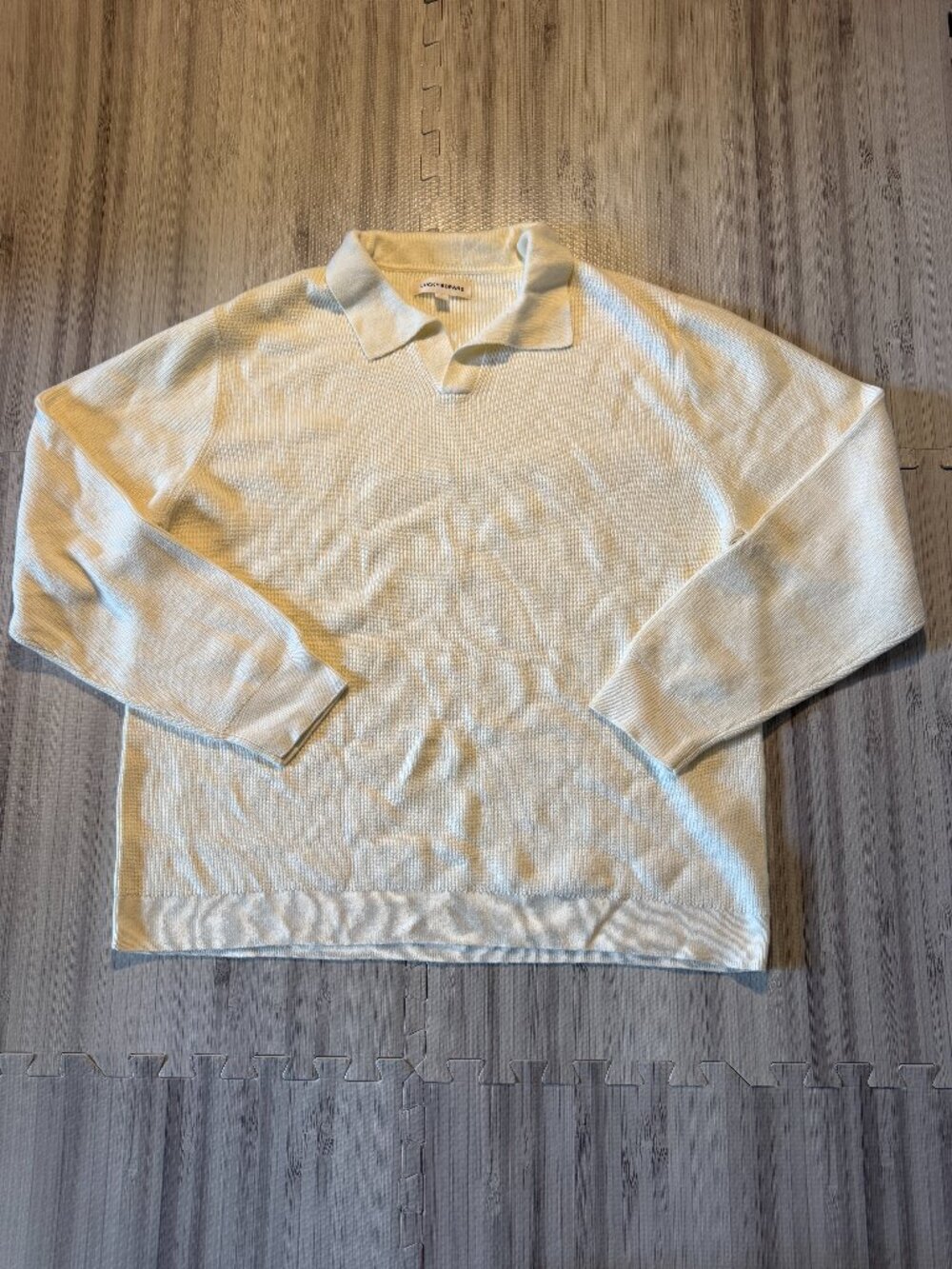 NWT Lucky Brand Men's Johnny Collar Sweater Polo